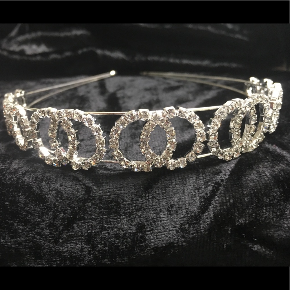 Tiara Headband Bridal/Prom Crystal